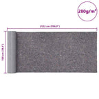 Non-slip Painter Fleeces 2 pcs 25 m 280 g/m² Grey