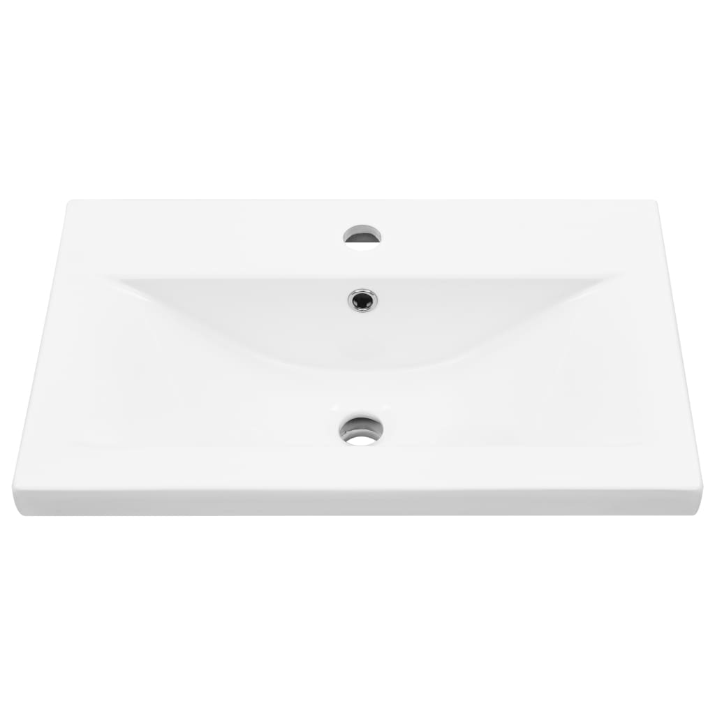 4 Piece Bathroom Furniture Set Concrete Grey Engineered Wood