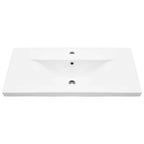 3 Piece Bathroom Furniture Set Concrete Grey Engineered Wood