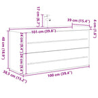 2 Piece Bathroom Furniture Set Concrete Grey Engineered Wood