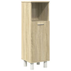 3 Piece Bathroom Furniture set Sonoma Oak Engineered Wood