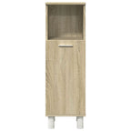 3 Piece Bathroom Furniture set Sonoma Oak Engineered Wood