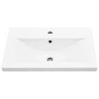 4 Piece Bathroom Furniture Set Sonoma Oak Engineered Wood