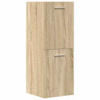 4 Piece Bathroom Furniture Set Sonoma Oak Engineered Wood