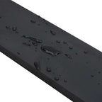 Rubber Edge for Snow Plow Black 250x8x1 cm