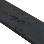 Rubber Edge for Snow Plow Black 200x10x1 cm