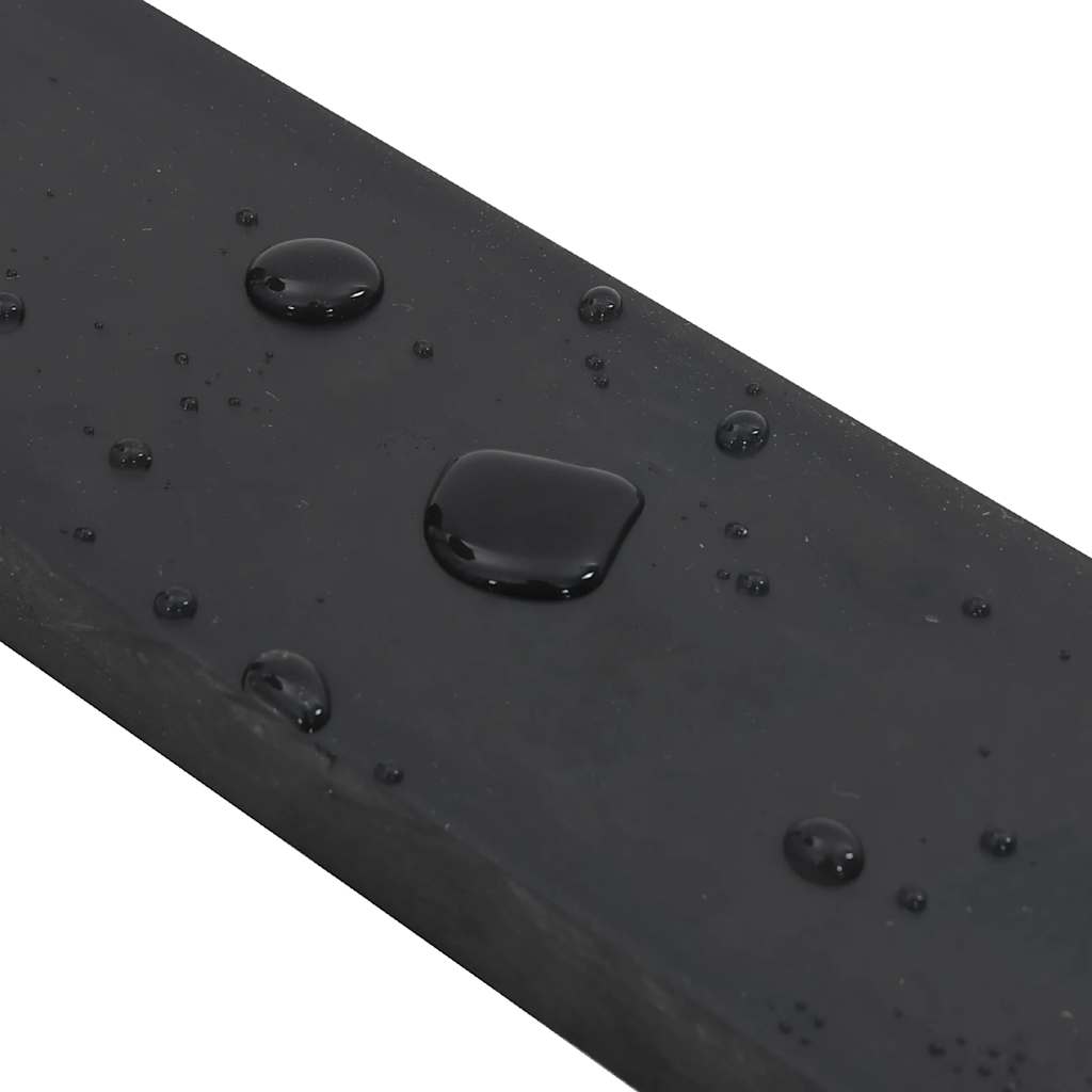 Rubber Edge for Snow Plow Black 180x8x2 cm