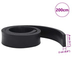 Rubber Edge for Snow Plow Black 200x8x2 cm