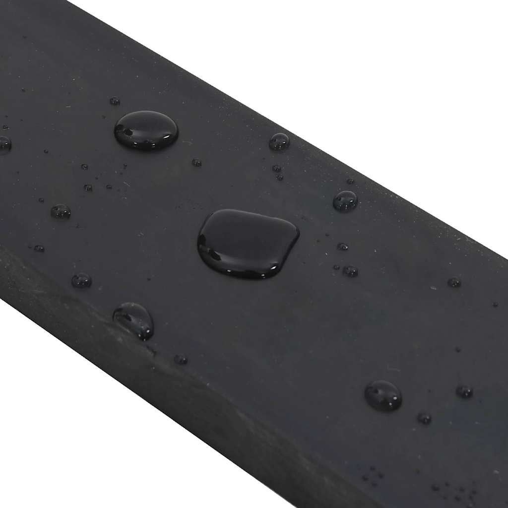 Rubber Edge for Snow Plow Black 250x8x2 cm