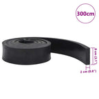Rubber Edge for Snow Plow Black 300x8x2 cm