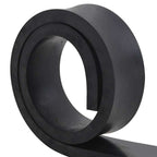 Rubber Edge for Snow Plow Black 180x10x2 cm