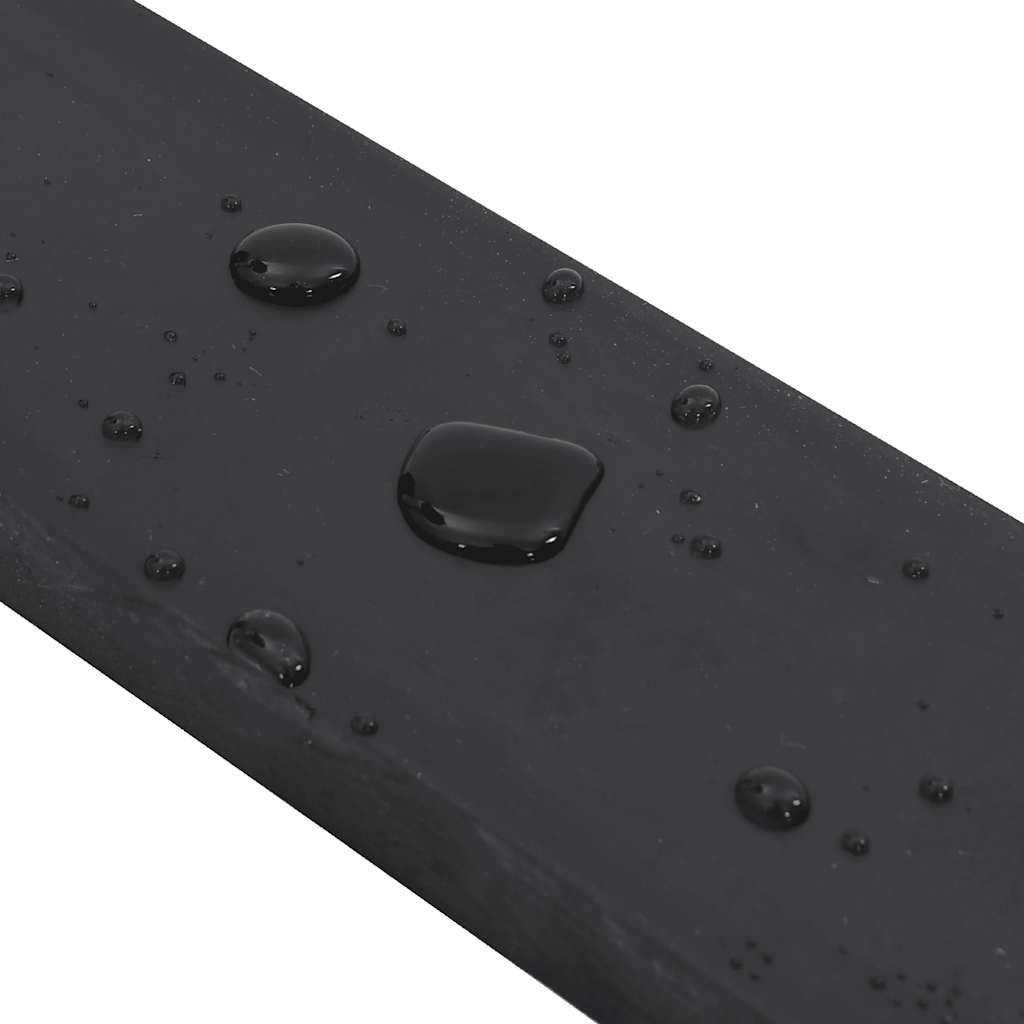 Rubber Edge for Snow Plow Black 300x10x2 cm