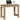 Desk Artisan Oak 100x45x75 cm Engineered Wood