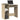 Desk with Shelves Sonoma Oak 84x40x78 cm Engineered Wood