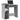 Desk with Shelves Grey Sonoma 84x40x78 cm Engineered Wood