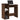 Desk with Shelves Brown Oak 84x40x78 cm Engineered Wood