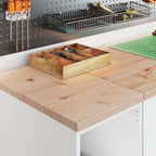 Garage Storage Cabinet White 30x51x85 cm Solid Wood Pine