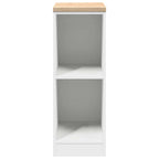 Garage Storage Cabinet White 30x51x85 cm Solid Wood Pine