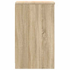 Garage Storage Cabinet Sonoma Oak 30x51x85 cm Solid Wood Pine