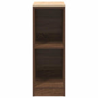 Garage Storage Cabinet Brown Oak 30x51x85 cm Solid Wood Pine