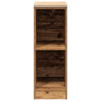Garage Storage Cabinet Old Wood 30x51x85 cm Solid Wood Pine