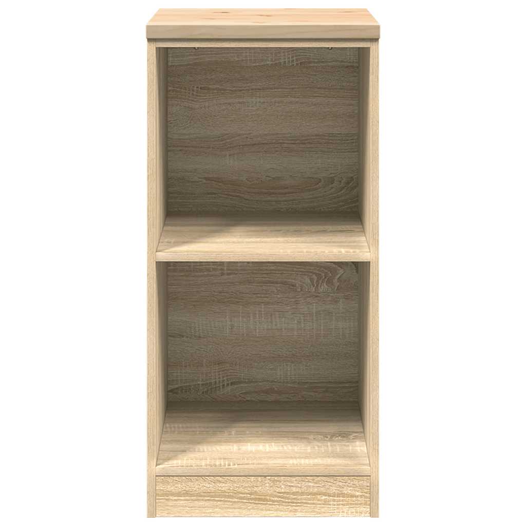 Garage Storage Cabinet Sonoma Oak 40x51x85 cm Solid Wood Pine