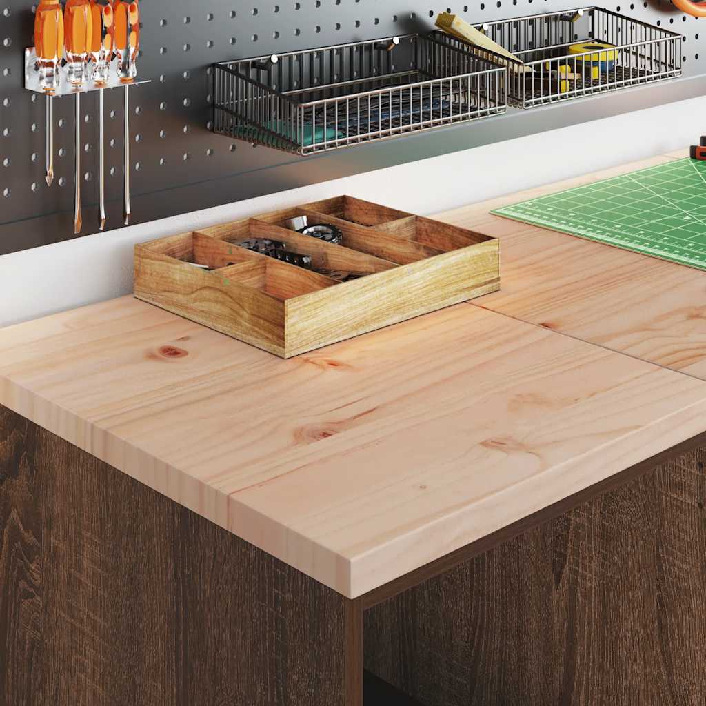 Garage Storage Cabinet Brown Oak 40x51x85 cm Solid Wood Pine