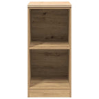 Garage Storage Cabinet Artisan Oak 40x51x85 cm Solid Wood Pine
