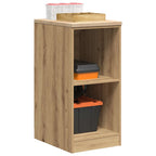 Garage Storage Cabinet Artisan Oak 40x51x85 cm Solid Wood Pine