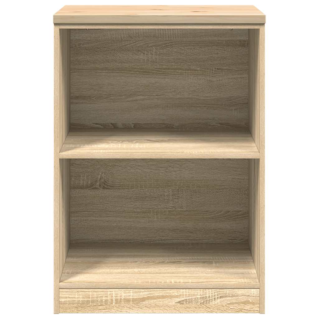 Garage Storage Cabinet Sonoma Oak 60x51x85 cm Solid Wood Pine