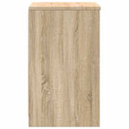 Garage Storage Cabinet Sonoma Oak 60x51x85 cm Solid Wood Pine