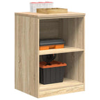 Garage Storage Cabinet Sonoma Oak 60x51x85 cm Solid Wood Pine