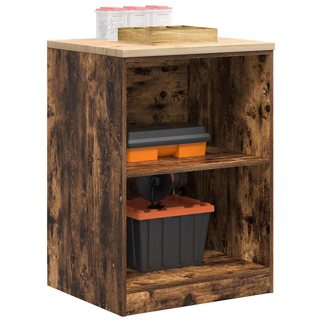 Garage Storage Cabinet Solid Wood Pine