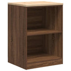 Garage Storage Cabinet Brown Oak 60x51x85 cm Solid Wood Pine