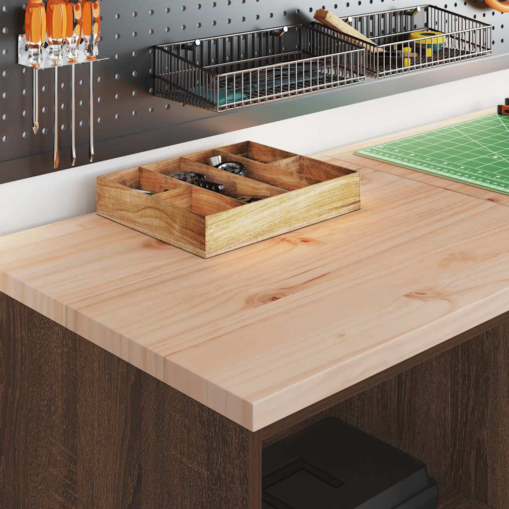 Garage Storage Cabinet Brown Oak 60x51x85 cm Solid Wood Pine