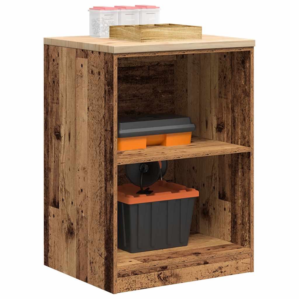 Garage Storage Cabinet Solid Wood Pine