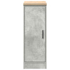 Garage Storage Cabinet Concrete Grey 30x51x85 cm Solid Wood Pine