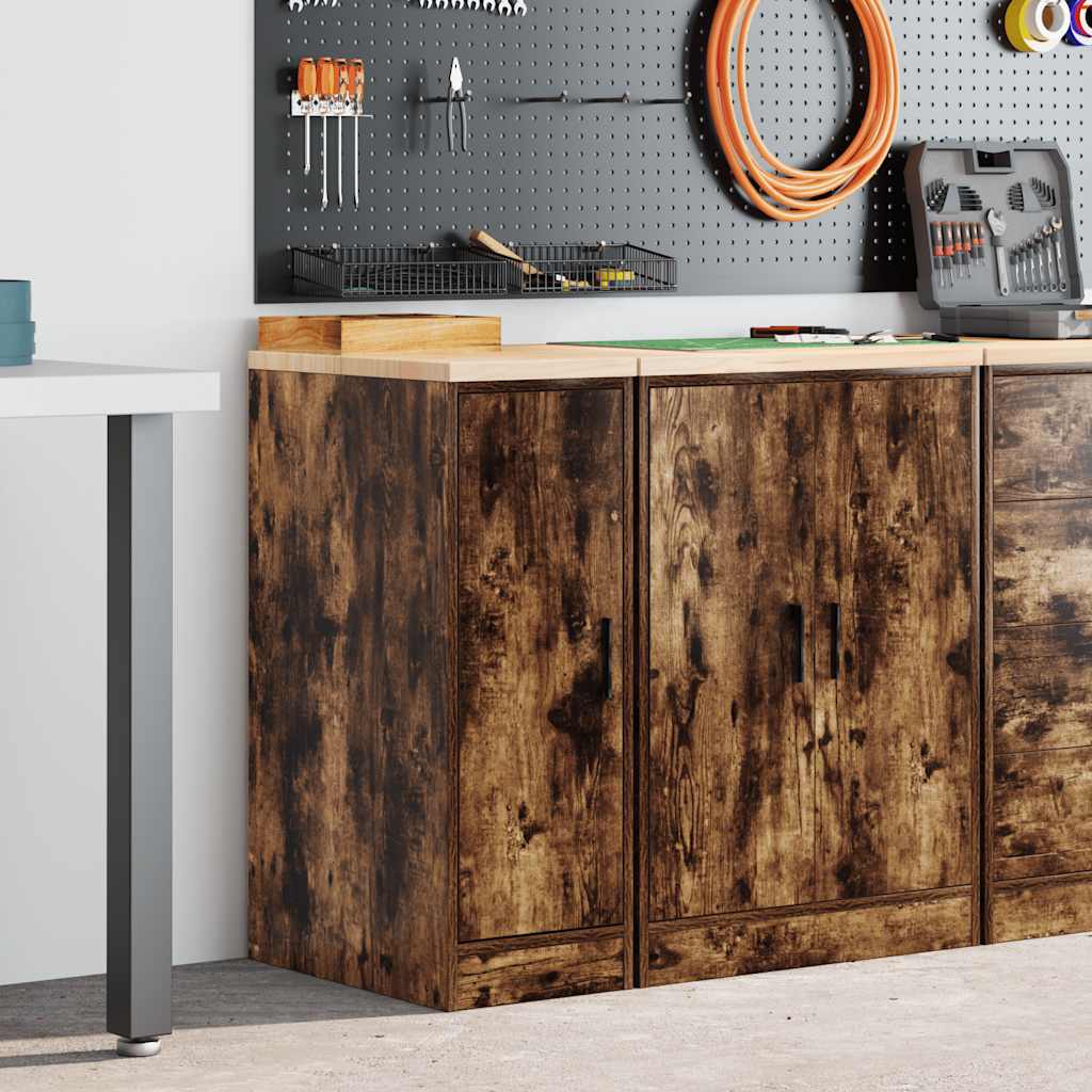 Garage Storage Cabinet Solid Wood Pine