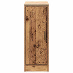 Garage Storage Cabinet Old Wood 30x51x85 cm Solid Wood Pine