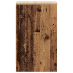 Garage Storage Cabinet Old Wood 30x51x85 cm Solid Wood Pine