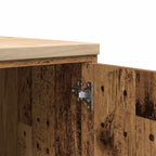 Garage Storage Cabinet Old Wood 30x51x85 cm Solid Wood Pine