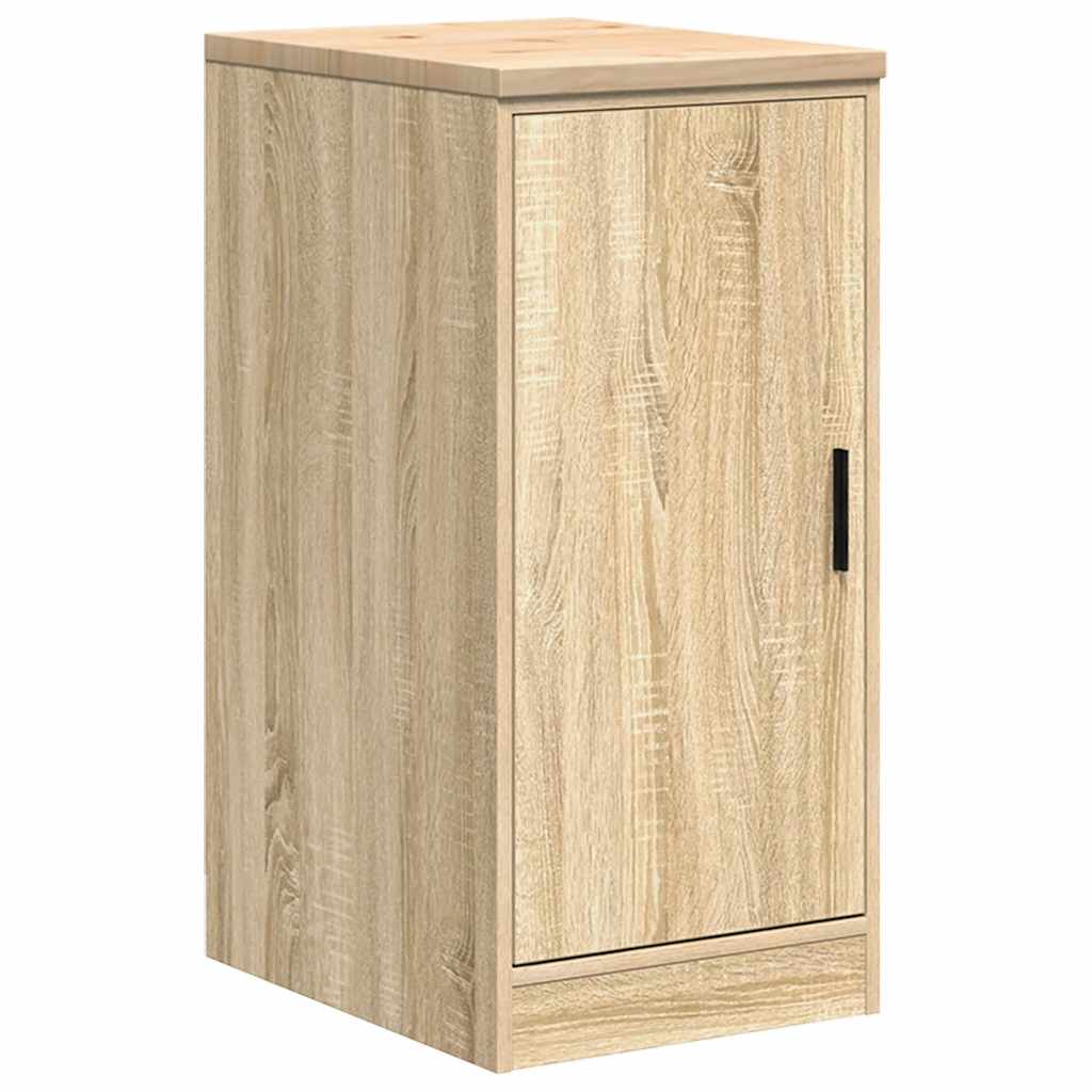 Garage Storage Cabinet Sonoma Oak 40x51x85 cm Solid Wood Pine