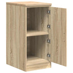Garage Storage Cabinet Sonoma Oak 40x51x85 cm Solid Wood Pine