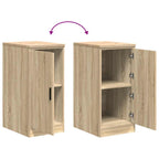 Garage Storage Cabinet Sonoma Oak 40x51x85 cm Solid Wood Pine
