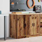 Garage Storage Cabinet Solid Wood Pine