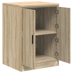 Garage Storage Cabinet Sonoma Oak 60x51x85 cm Solid Wood Pine