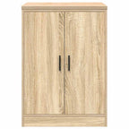 Garage Storage Cabinet Sonoma Oak 60x51x85 cm Solid Wood Pine