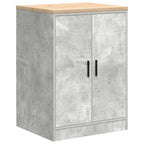 Garage Storage Cabinet Concrete Grey 60x51x85 cm Solid Wood Pine