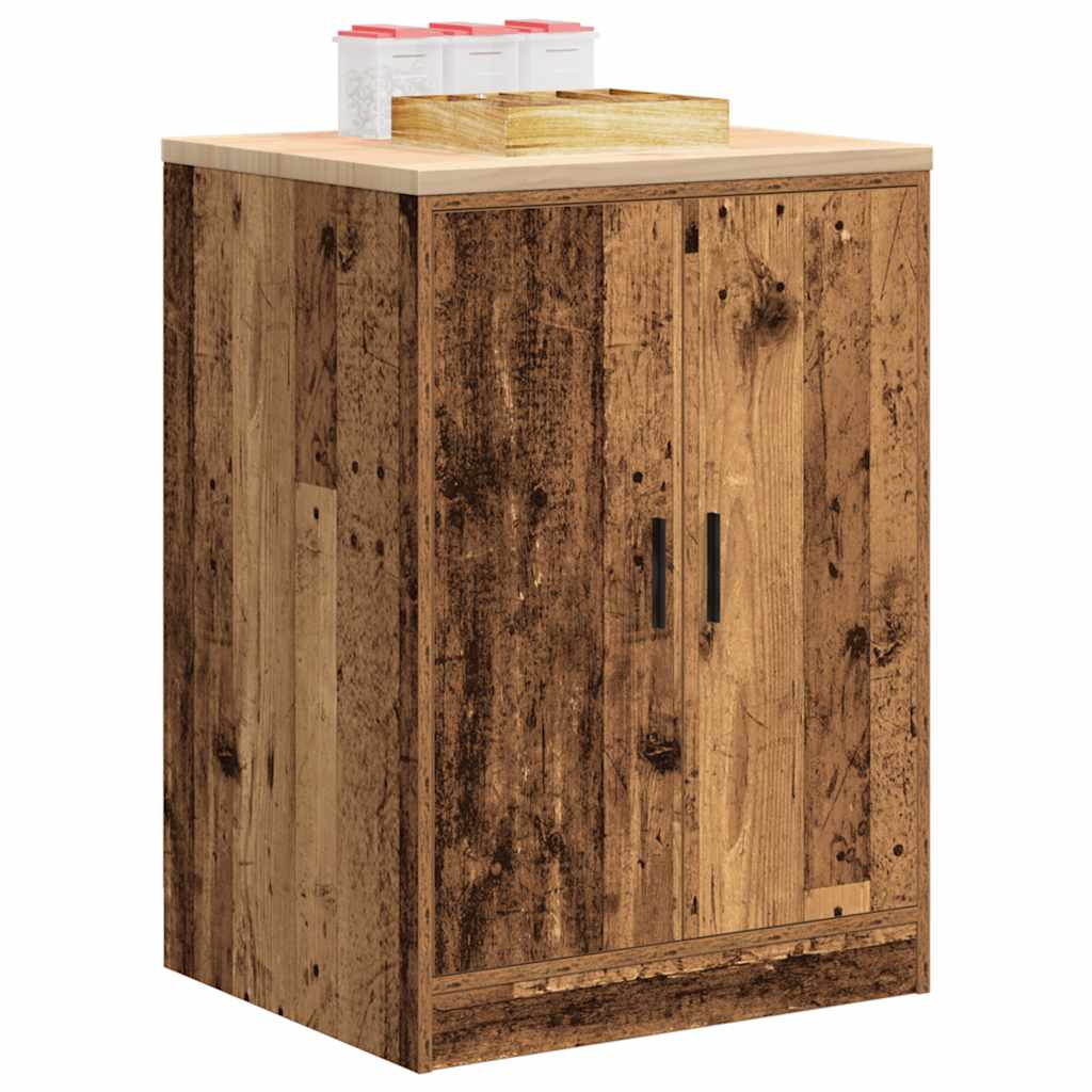 Garage Storage Cabinet Solid Wood Pine