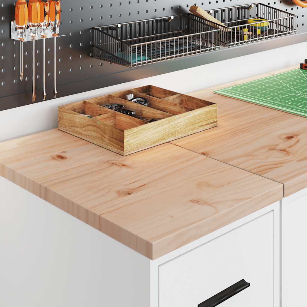 Garage Storage Cabinet White 30x51x85 cm Solid Wood Pine